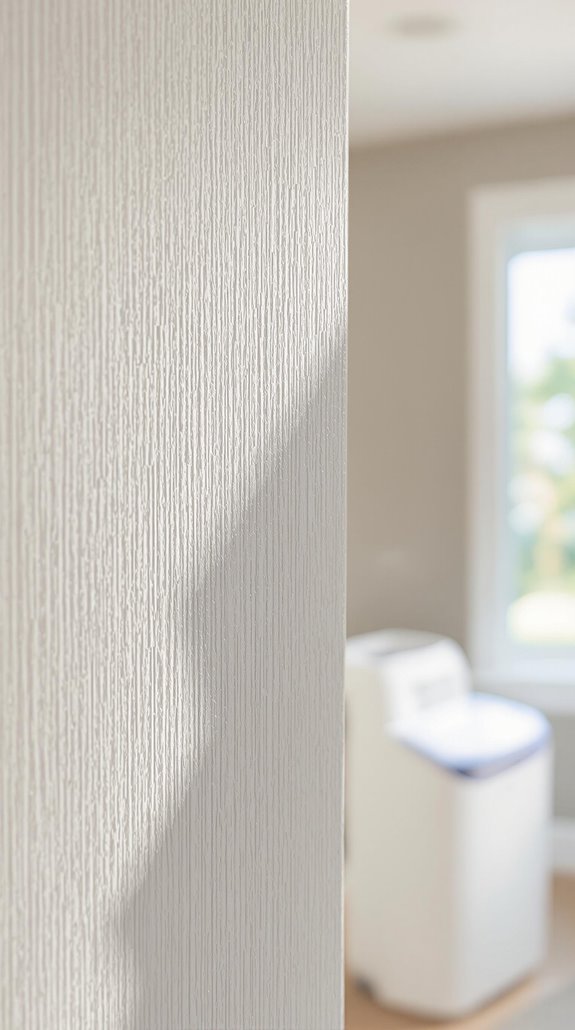 moisture management for wallpaper