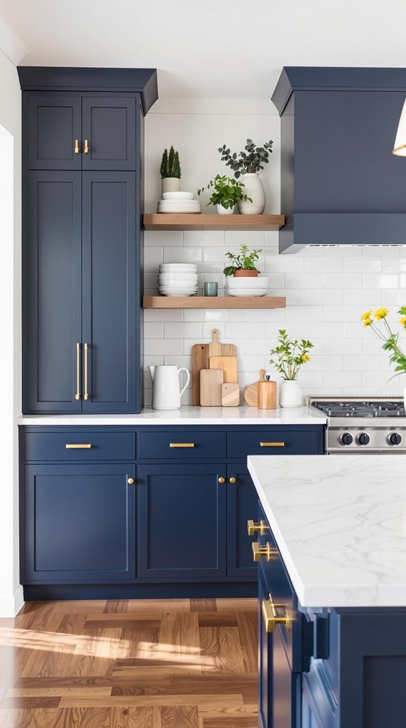 navy and white versatility