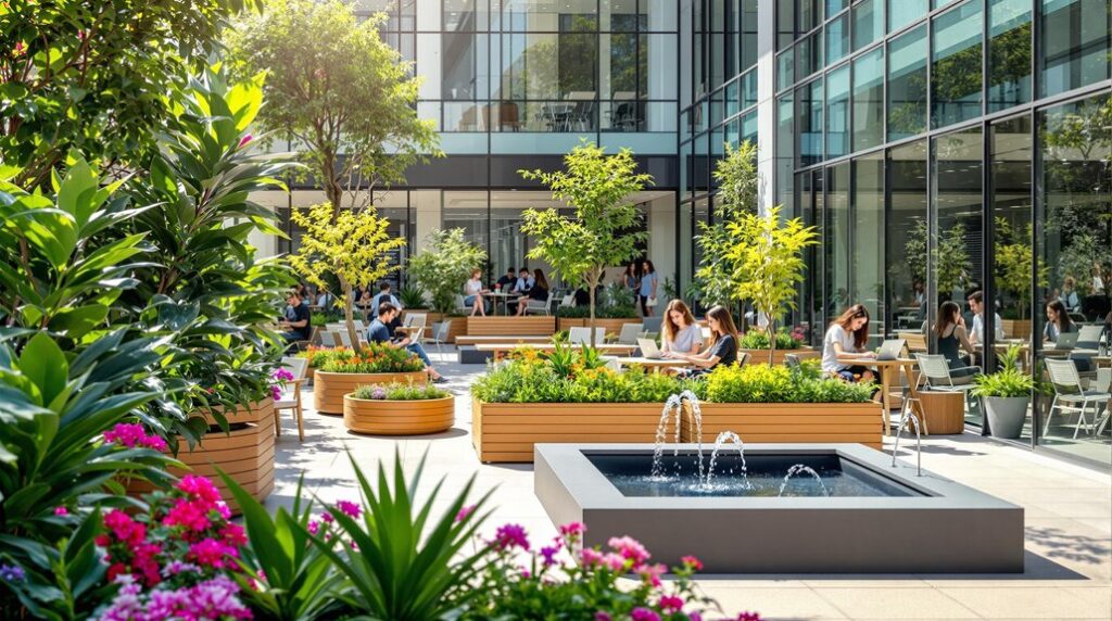 outdoor spaces enhance productivity