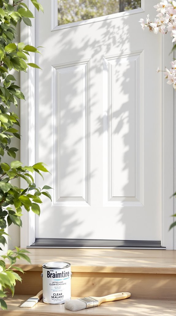 post paint door care tips
