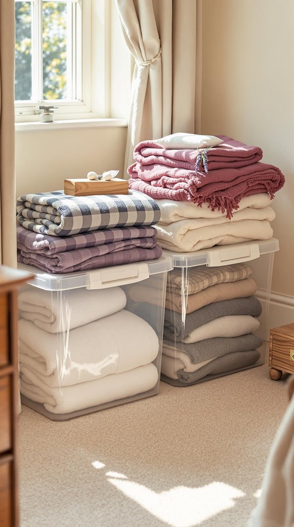 proper storage for fabrics