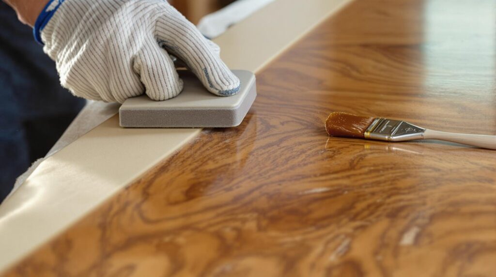 restore furniture with varnish