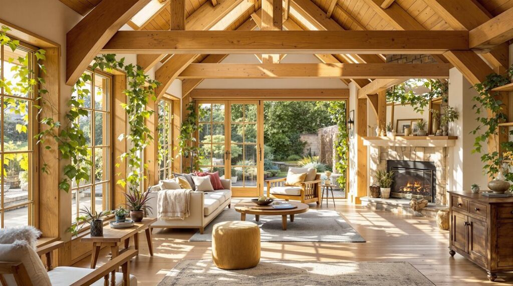 rustic oak home ideas