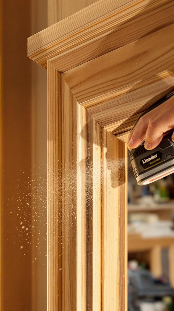 sanding corners with precision