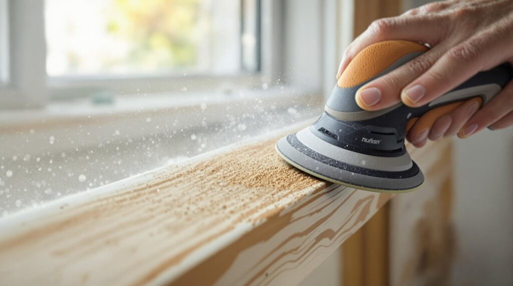 sanding door frame efficiently