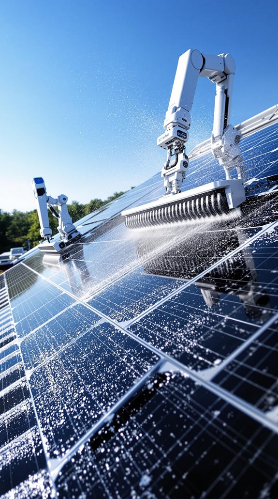seamless solar cleaning integration