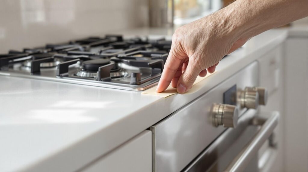 stove cabinet gap solutions