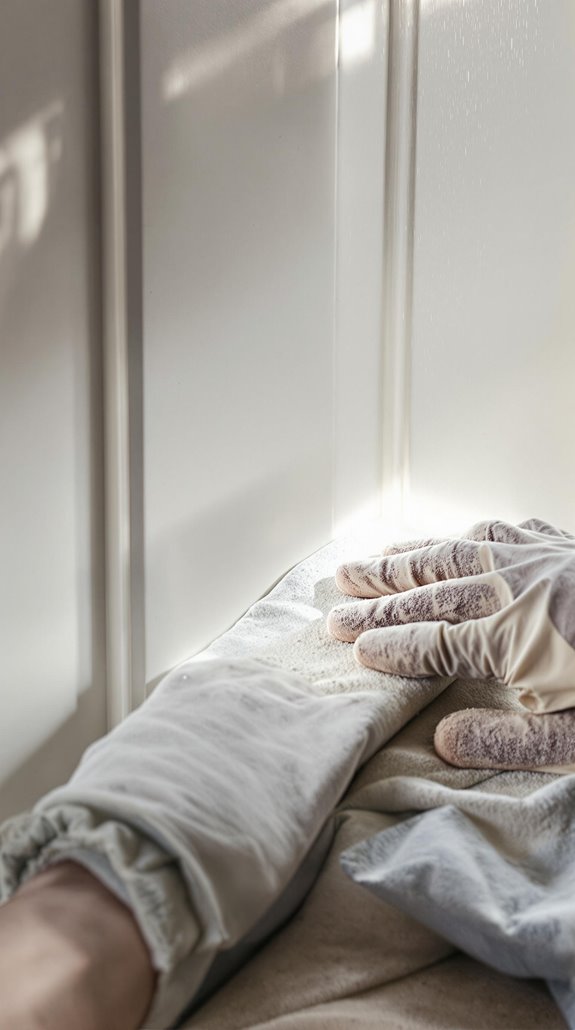 strategic sanding for adhesion