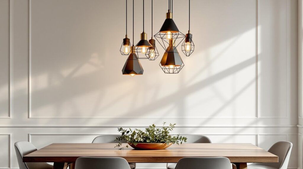 stylish dining table lighting