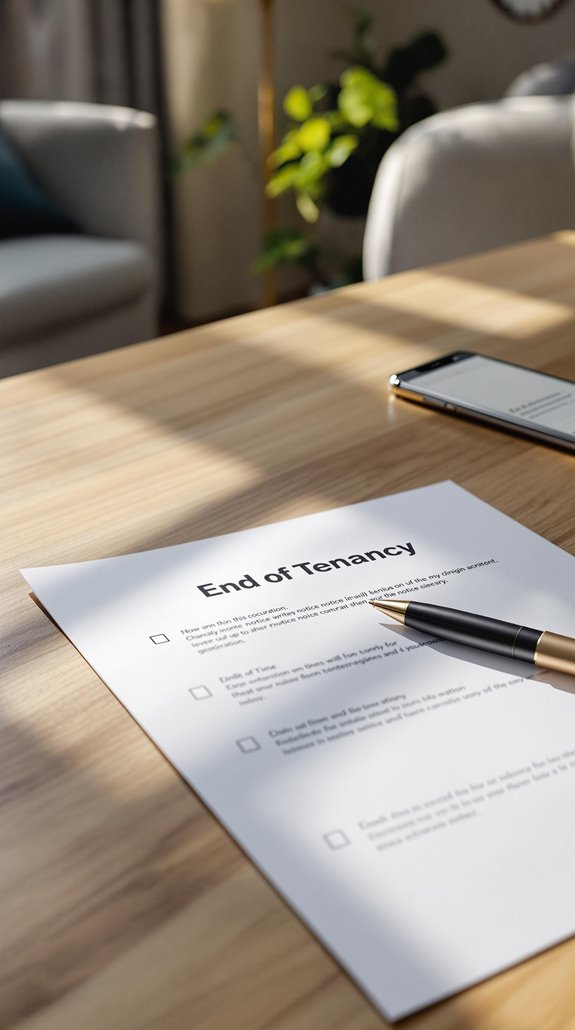 tenancy termination notice requirements