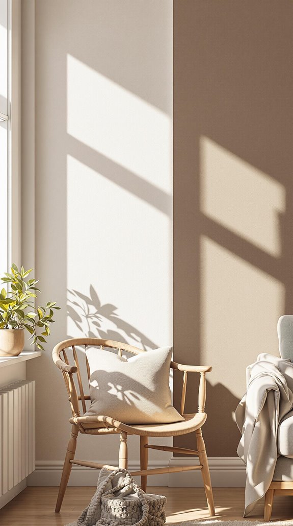 textured finishes enhance small spaces