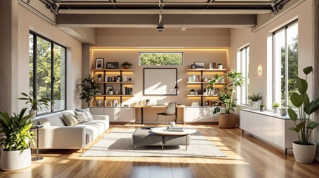 transform garage into room