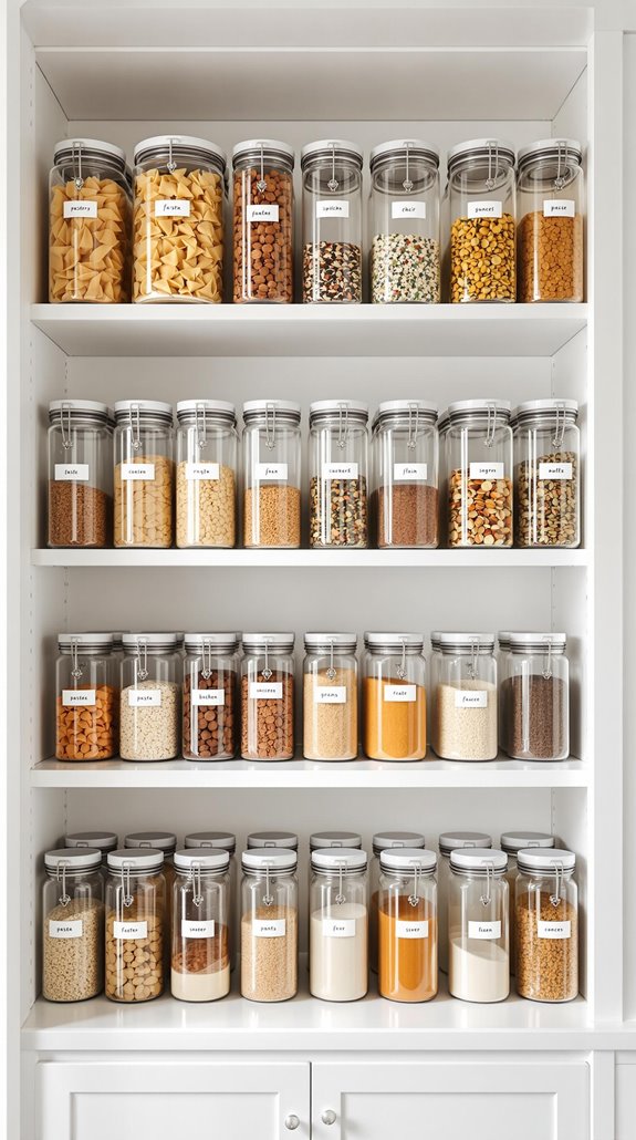 transparent pantry organization solutions