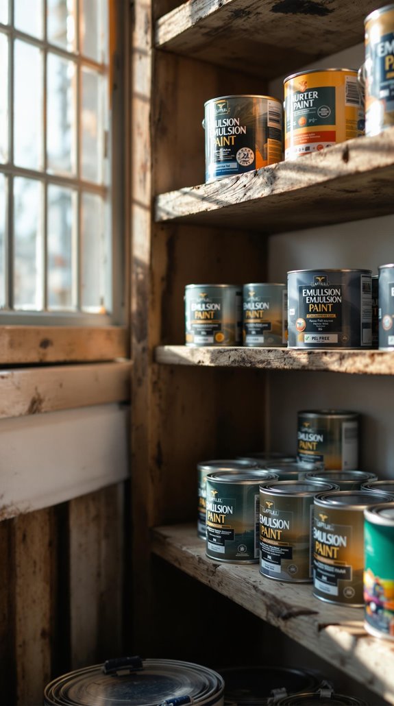 unopened emulsion paint lifespan