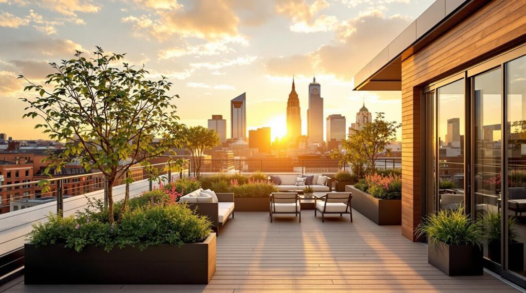 urban roof terrace approval