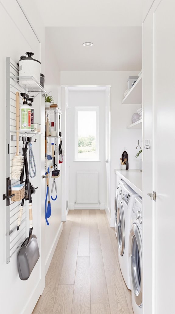vertical storage maximizes space