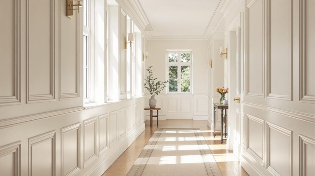 wainscoting designs for hallways