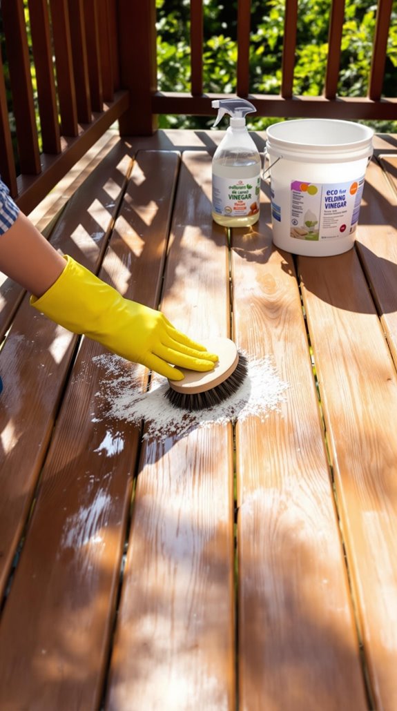 weekly deck maintenance routine